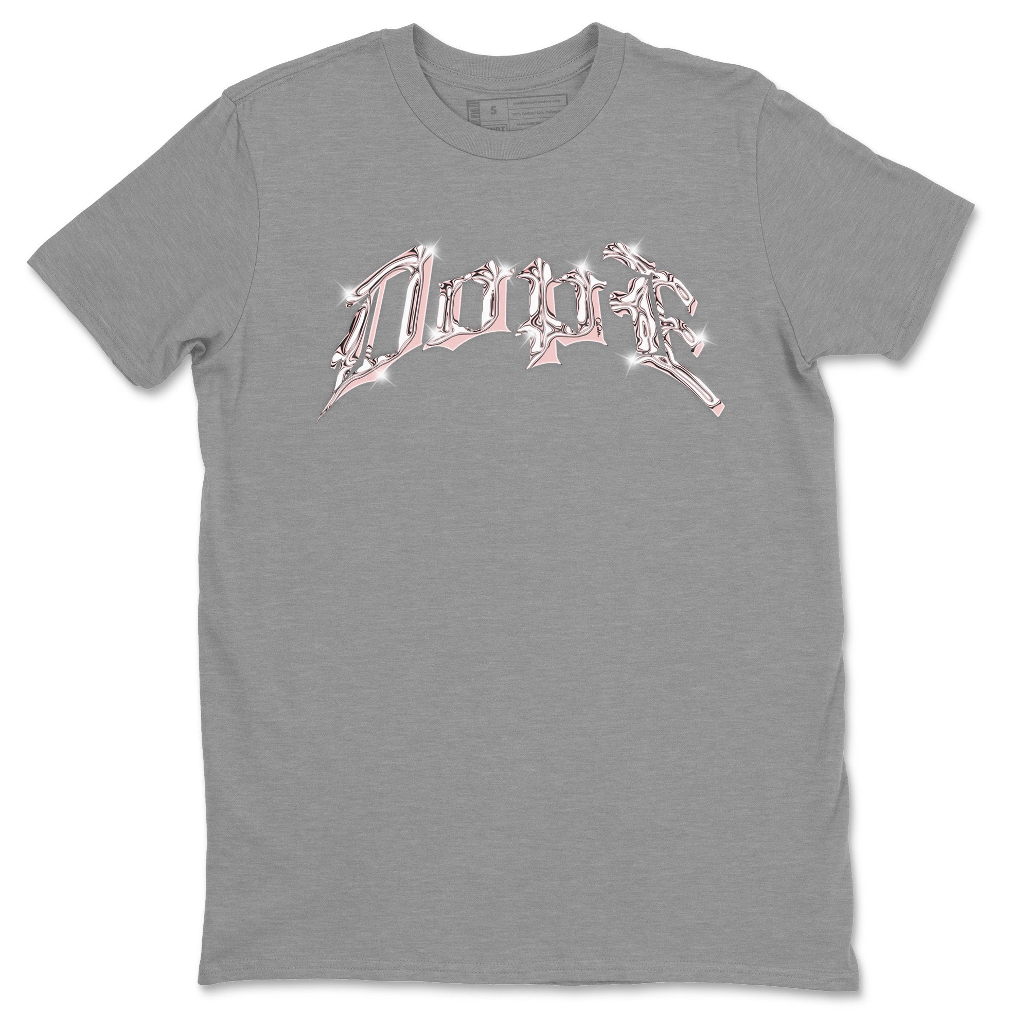 AJ1 Retro High OG Washed Pink Sneaker Match Tees Dope Sneaker Tees AJ1 Retro High OG Washed Pink Sneaker Release Tees Unisex Shirts Heather Grey 2