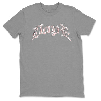 AJ1 Retro High OG Washed Pink Sneaker Match Tees Dope Sneaker Tees AJ1 Retro High OG Washed Pink Sneaker Release Tees Unisex Shirts Heather Grey 2