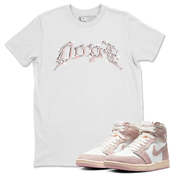 AJ1 Retro High OG Washed Pink Sneaker Match Tees Dope Sneaker Tees AJ1 Retro High OG Washed Pink Sneaker Release Tees Unisex Shirts White 1