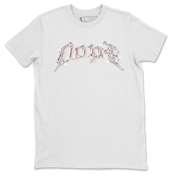 AJ1 Retro High OG Washed Pink Sneaker Match Tees Dope Sneaker Tees AJ1 Retro High OG Washed Pink Sneaker Release Tees Unisex Shirts White 2