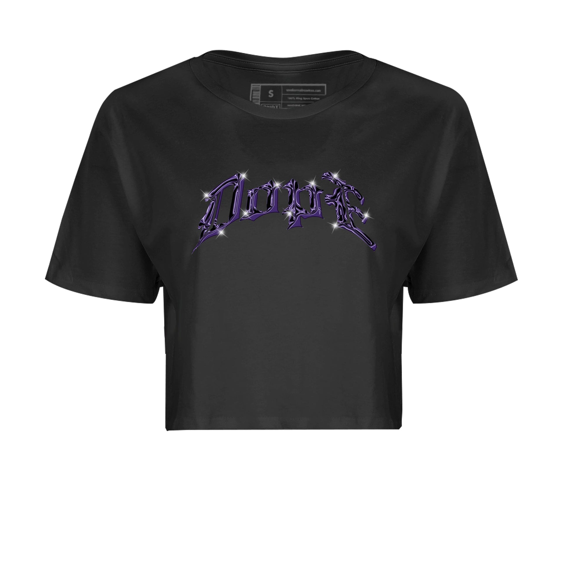 Air Jordan 12 Field Purple Sneaker Match Tees Dope Sneaker Tees AJJordan 12 Lakers Sneaker Release Tees Women's Shirts Black 2