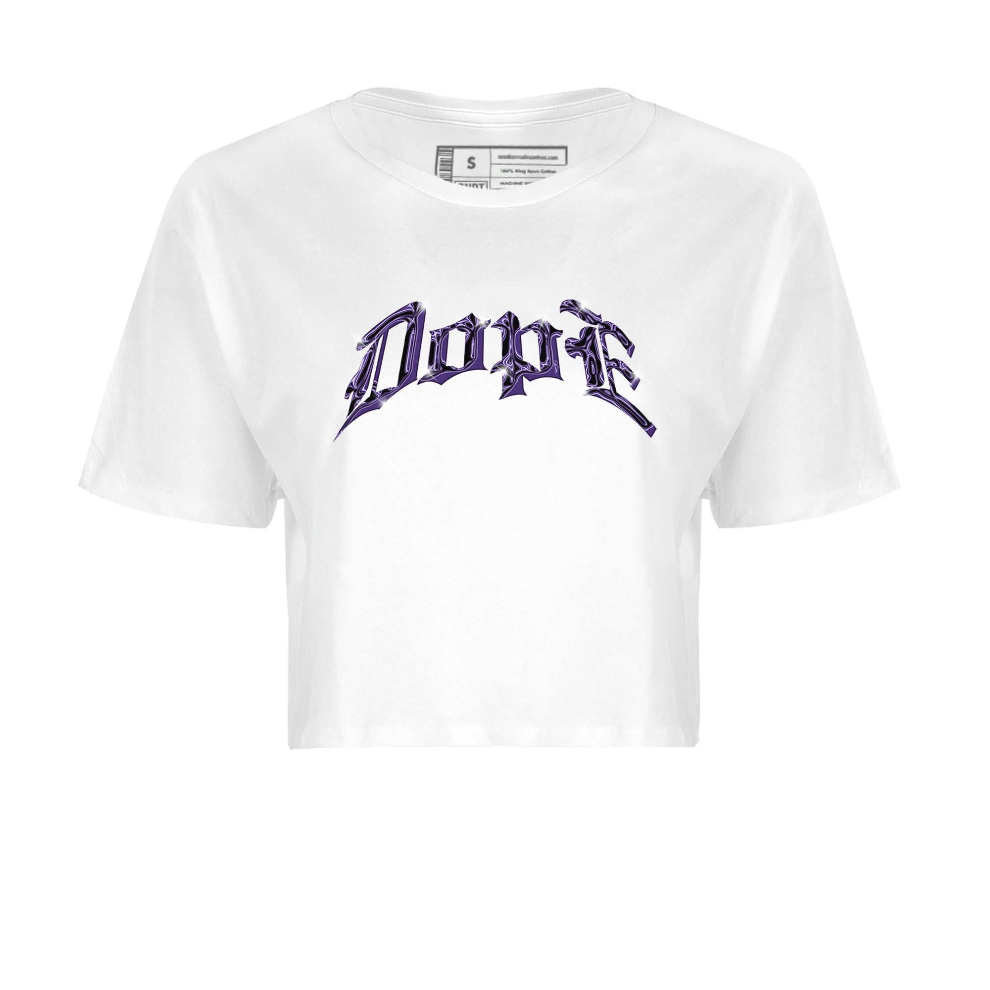 Air Jordan 12 Field Purple Sneaker Match Tees Dope Sneaker Tees AJJordan 12 Lakers Sneaker Release Tees Women's Shirts White 2