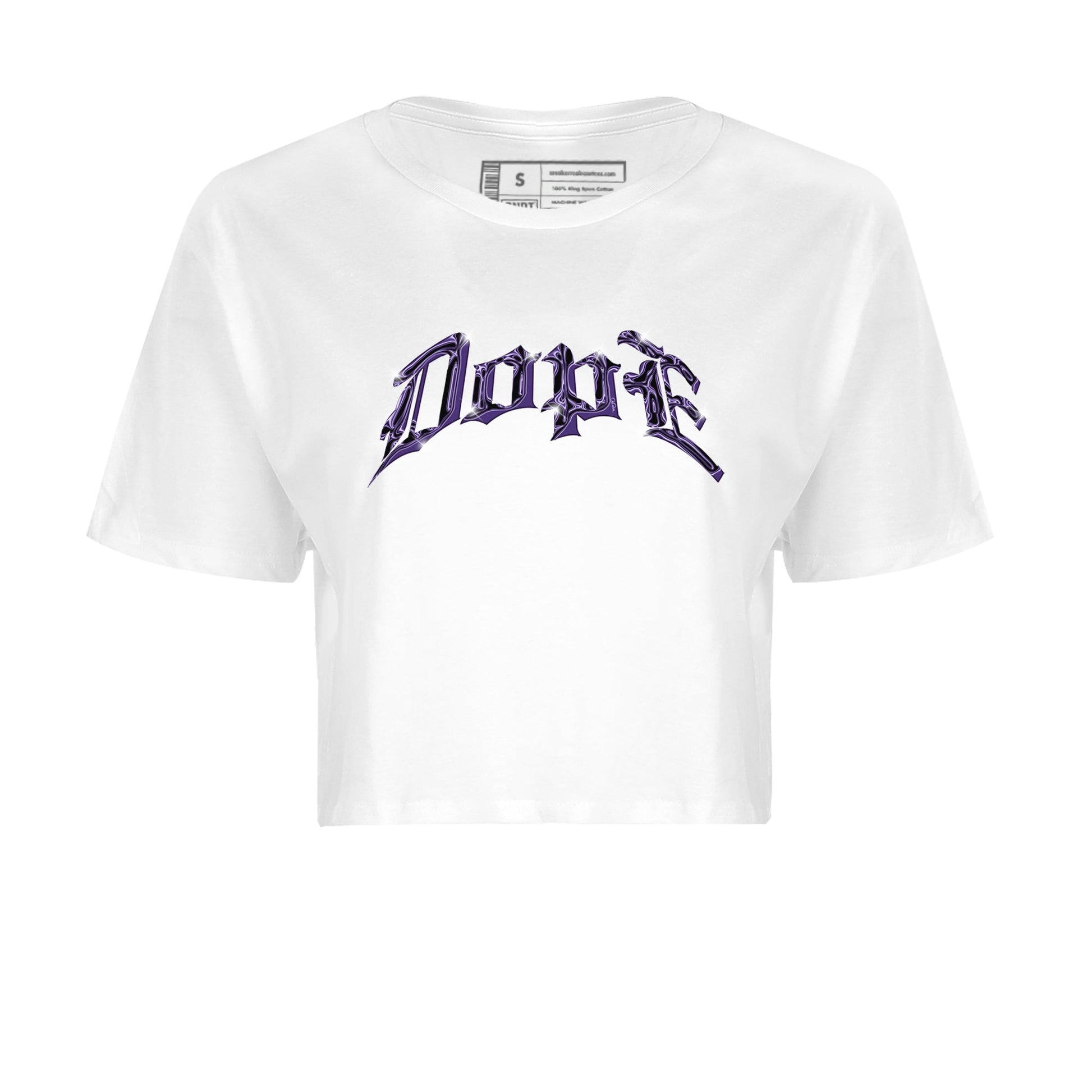 Air Jordan 12 Field Purple Sneaker Match Tees Dope Sneaker Tees AJJordan 12 Lakers Sneaker Release Tees Women's Shirts White 2