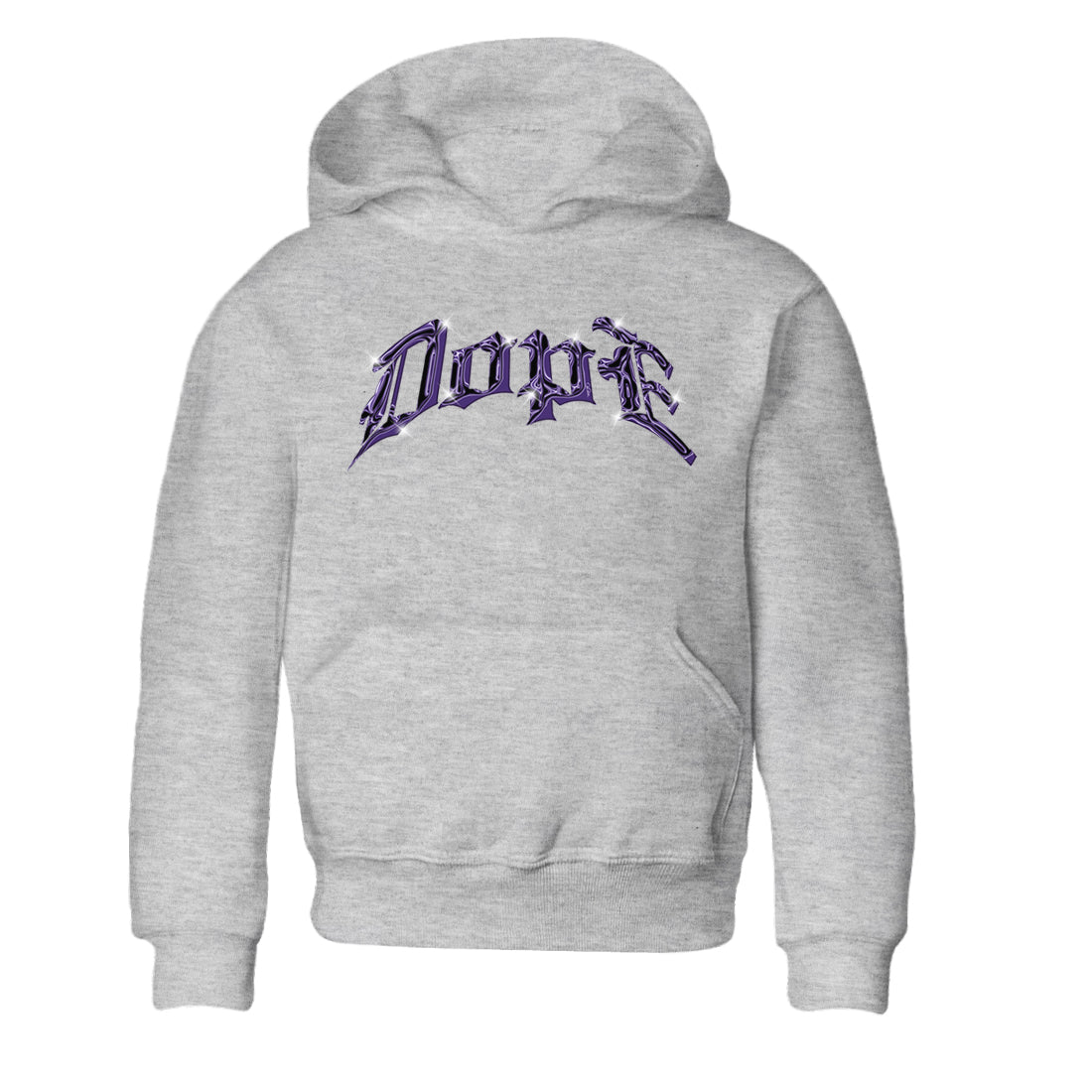 Air Jordan 12 Field Purple Sneaker Match Tees Dope Sneaker Tees AJJordan 12 Lakers Sneaker Release Tees Kids Shirts Heather Grey 2
