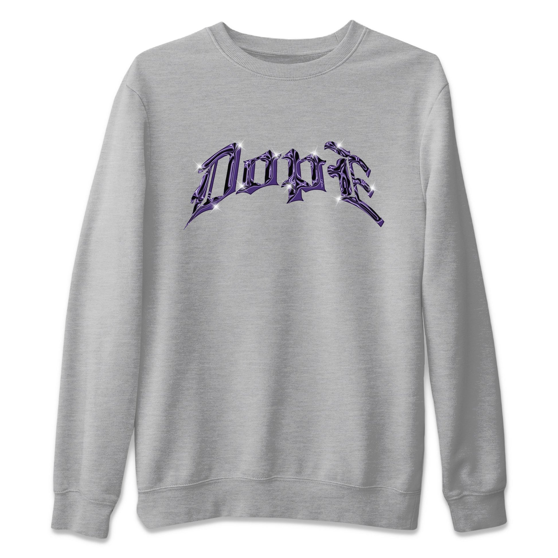 Air Jordan 12 Field Purple Sneaker Match Tees Dope Sneaker Tees AJJordan 12 Lakers Sneaker Release Tees Unisex Shirts Heather Grey 2