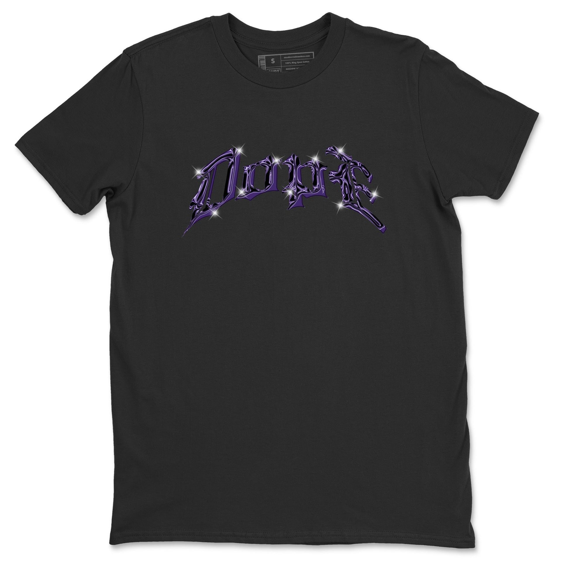 Air Jordan 12 Field Purple Sneaker Match Tees Dope Sneaker Tees AJJordan 12 Lakers Sneaker Release Tees Unisex Shirts Black 2