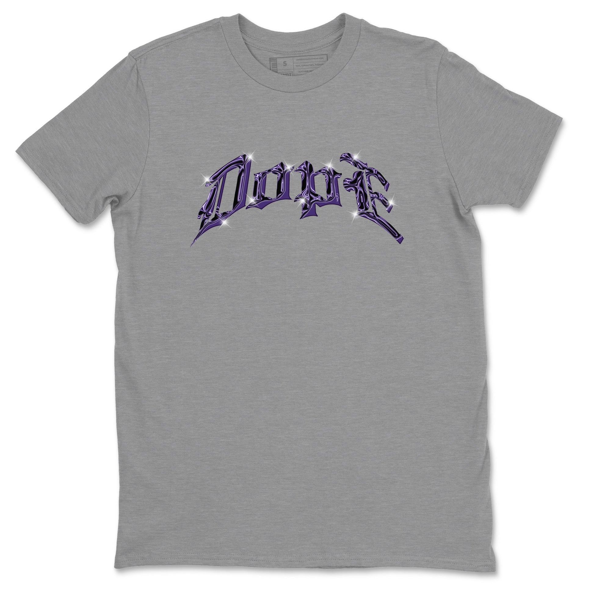 Air Jordan 12 Field Purple Sneaker Match Tees Dope Sneaker Tees AJJordan 12 Lakers Sneaker Release Tees Unisex Shirts Heather Grey 2