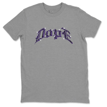 Air Jordan 12 Field Purple Sneaker Match Tees Dope Sneaker Tees AJJordan 12 Lakers Sneaker Release Tees Unisex Shirts Heather Grey 2