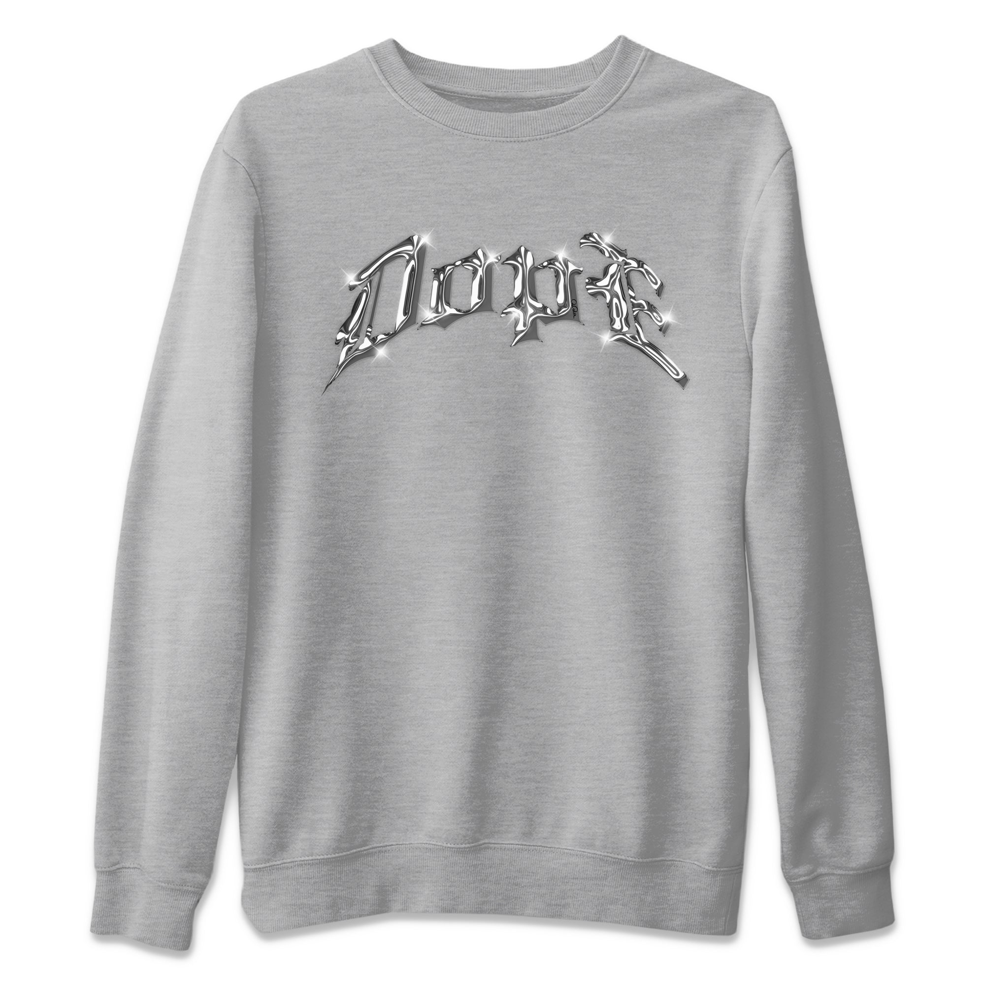 Air Jordan 14 Metallic Silver Sneaker Match Tees Dope Sneaker Tees AJ14 Metallic Silver Sneaker Release Tees Unisex Shirts Heather Grey 2