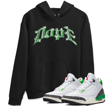 Air Jordan 3 Lucky Green Sneaker Match Tees Dope Sneaker Tees AJ3 Lucky Green Sneaker Release Tees Unisex Shirts Black 1