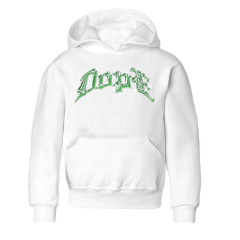Air Jordan 3 Lucky Green Sneaker Match Tees Dope Sneaker Tees AJ3 Lucky Green Sneaker Release Tees Kids Shirts White 2