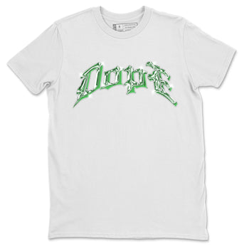 Air Jordan 3 Lucky Green Sneaker Match Tees Dope Sneaker Tees AJ3 Lucky Green Sneaker Release Tees Unisex Shirts White 2