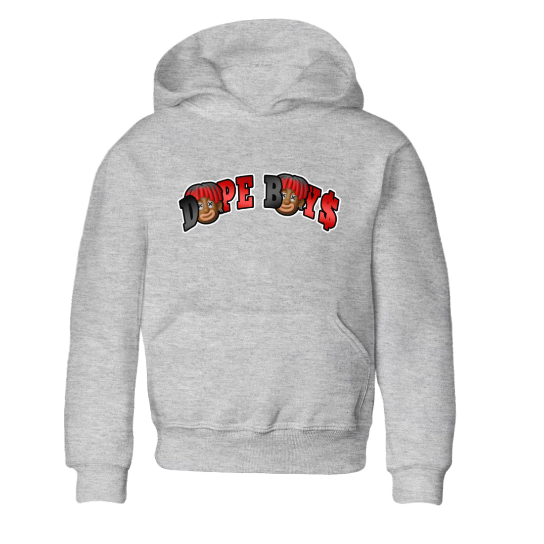 Air Jordan 1 Satin Bred Sneaker Match Tees Dope Boy Sneaker Tees AJ1 Satin Bred Sneaker Release Tees Kids Shirts Heather Grey 2