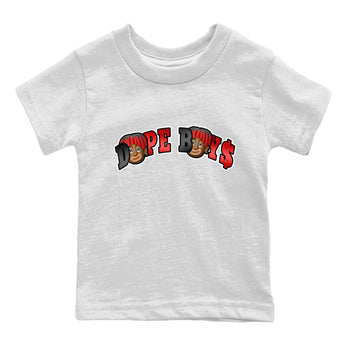 Air Jordan 1 Satin Bred Sneaker Match Tees Dope Boy Sneaker Tees AJ1 Satin Bred Sneaker Release Tees Kids Shirts White 2