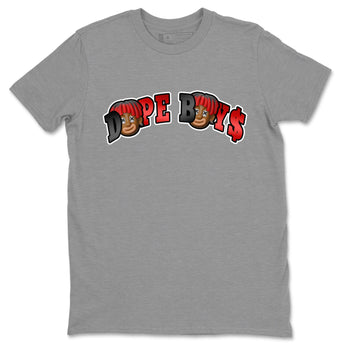 Air Jordan 1 Satin Bred Sneaker Match Tees Dope Boy Sneaker Tees AJ1 Satin Bred Sneaker Release Tees Unisex Shirts Heather Grey 2