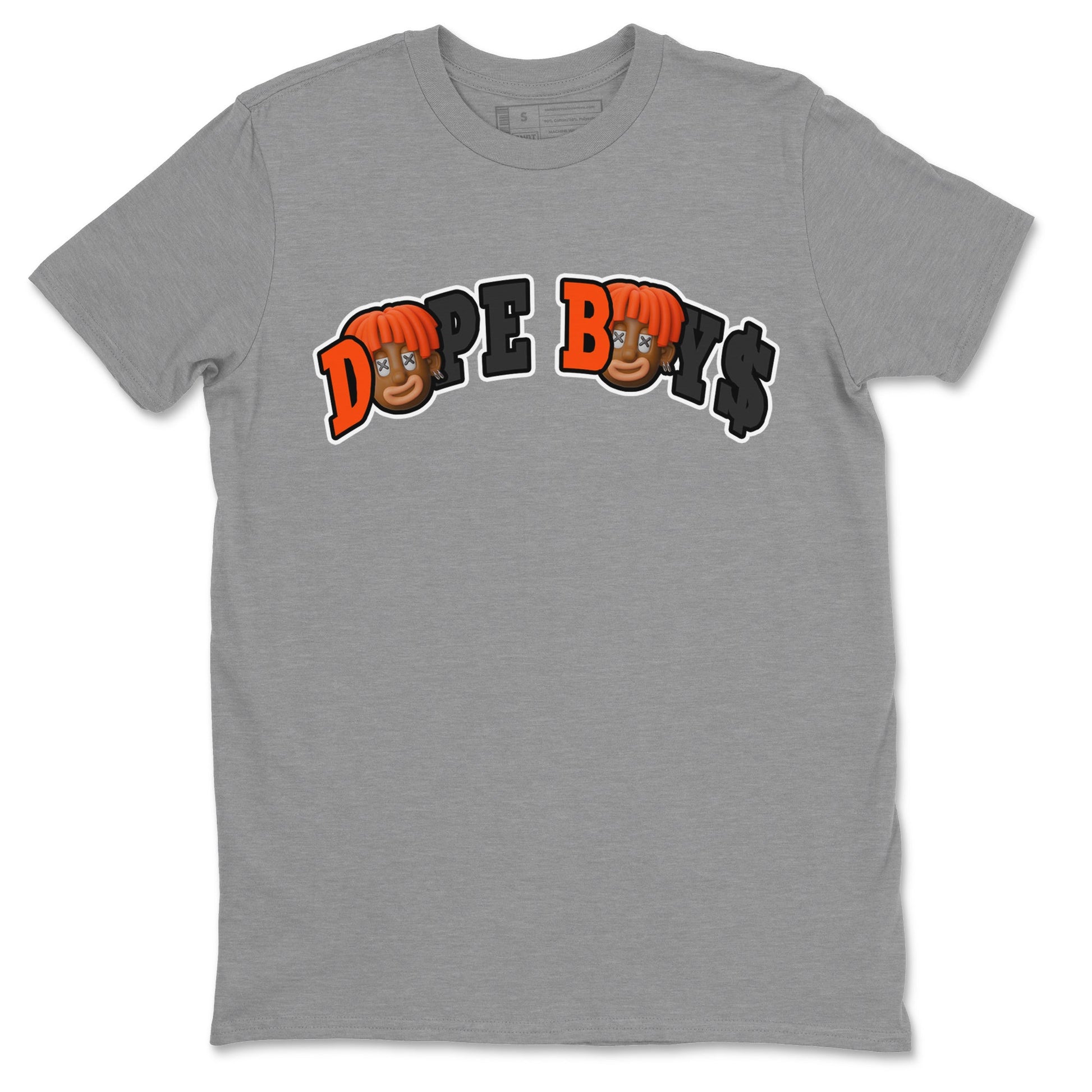 Air Jordan 12 Brilliant Orange Sneaker Match Tees Dope Boys Sneaker Tees AJ12 Brilliant Orange Sneaker Release Tees Unisex Shirts Heather Grey 2