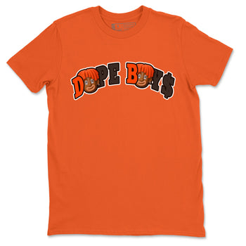 Air Jordan 12 Brilliant Orange Sneaker Match Tees Dope Boys Sneaker Tees AJ12 Brilliant Orange Sneaker Release Tees Unisex Shirts Orange 2