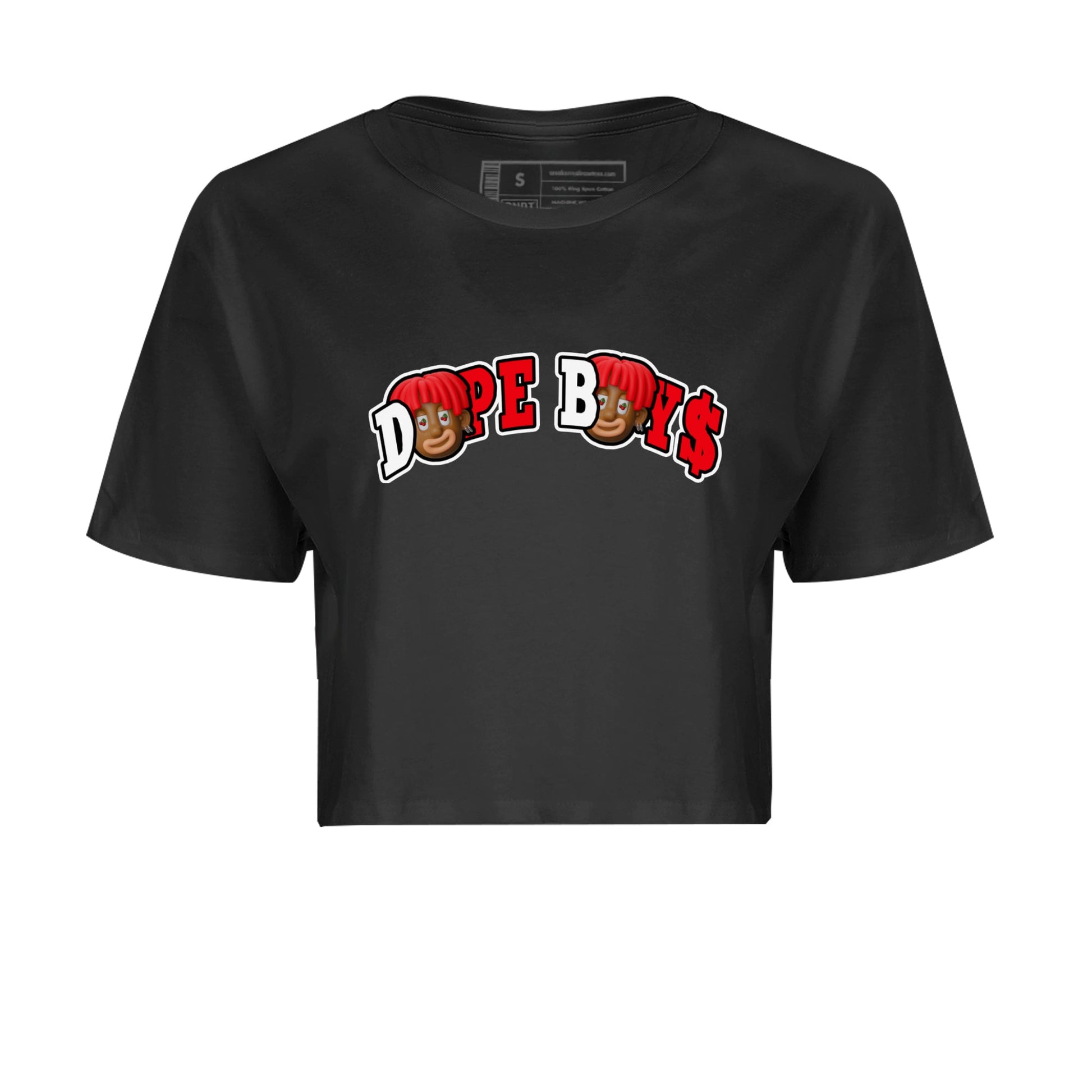 Air Jordan 12 Cherry Sneaker Match Tees Dope Boys Sneaker Tees AJ12 Cherry Sneaker Release Tees Women's Shirts Black 2