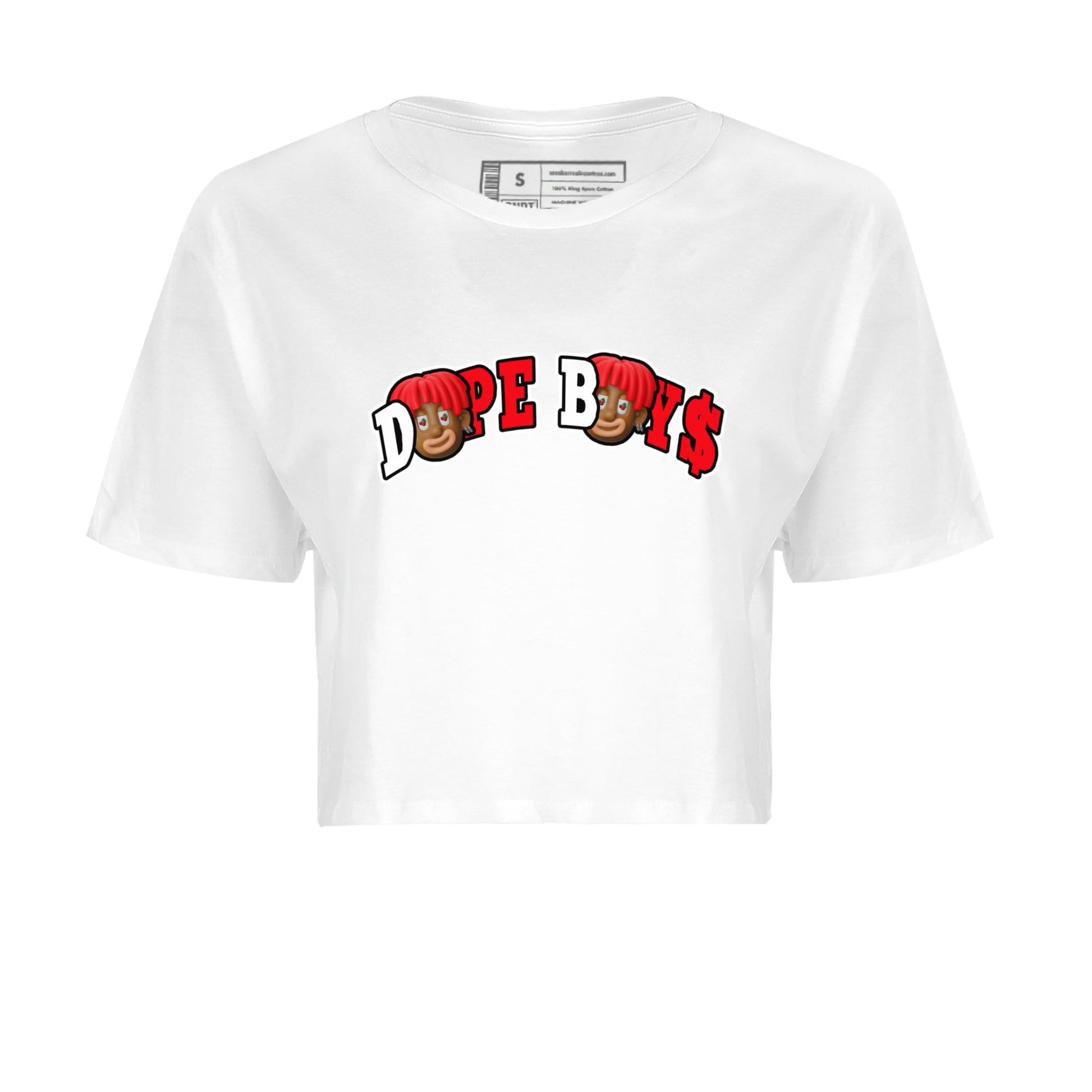 Air Jordan 12 Cherry Sneaker Match Tees Dope Boys Sneaker Tees AJ12 Cherry Sneaker Release Tees Women's Shirts White 2