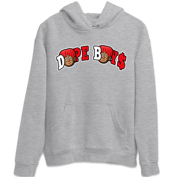Air Jordan 12 Cherry Sneaker Match Tees Dope Boys Sneaker Tees AJ12 Cherry Sneaker Release Tees Unisex Shirts Heather Grey 2