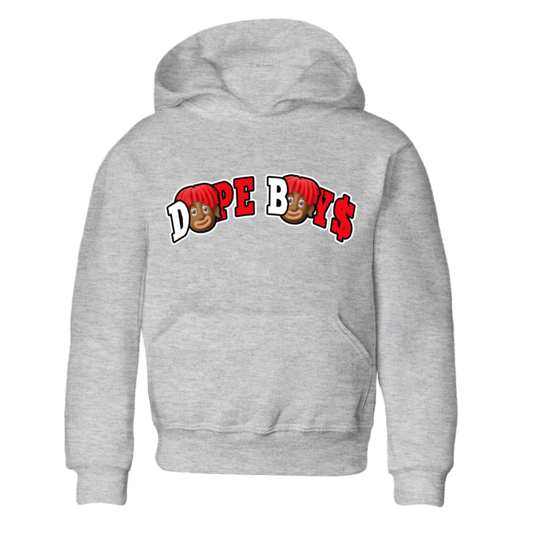 Air Jordan 12 Cherry Sneaker Match Tees Dope Boys Sneaker Tees AJ12 Cherry Sneaker Release Tees Kids Shirts Heather Grey 2