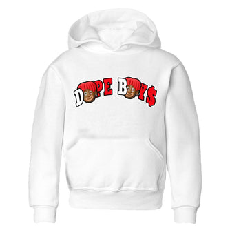 Air Jordan 12 Cherry Sneaker Match Tees Dope Boys Sneaker Tees AJ12 Cherry Sneaker Release Tees Kids Shirts White 2