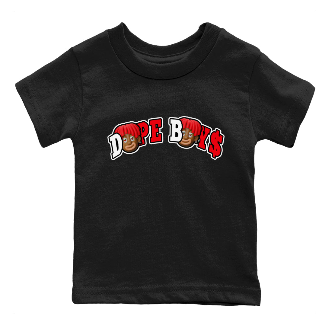 Air Jordan 12 Cherry Sneaker Match Tees Dope Boys Sneaker Tees AJ12 Cherry Sneaker Release Tees Kids Shirts Black 2