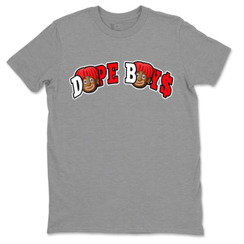 Air Jordan 12 Cherry Sneaker Match Tees Dope Boys Sneaker Tees AJ12 Cherry Sneaker Release Tees Unisex Shirts Heather Grey 2