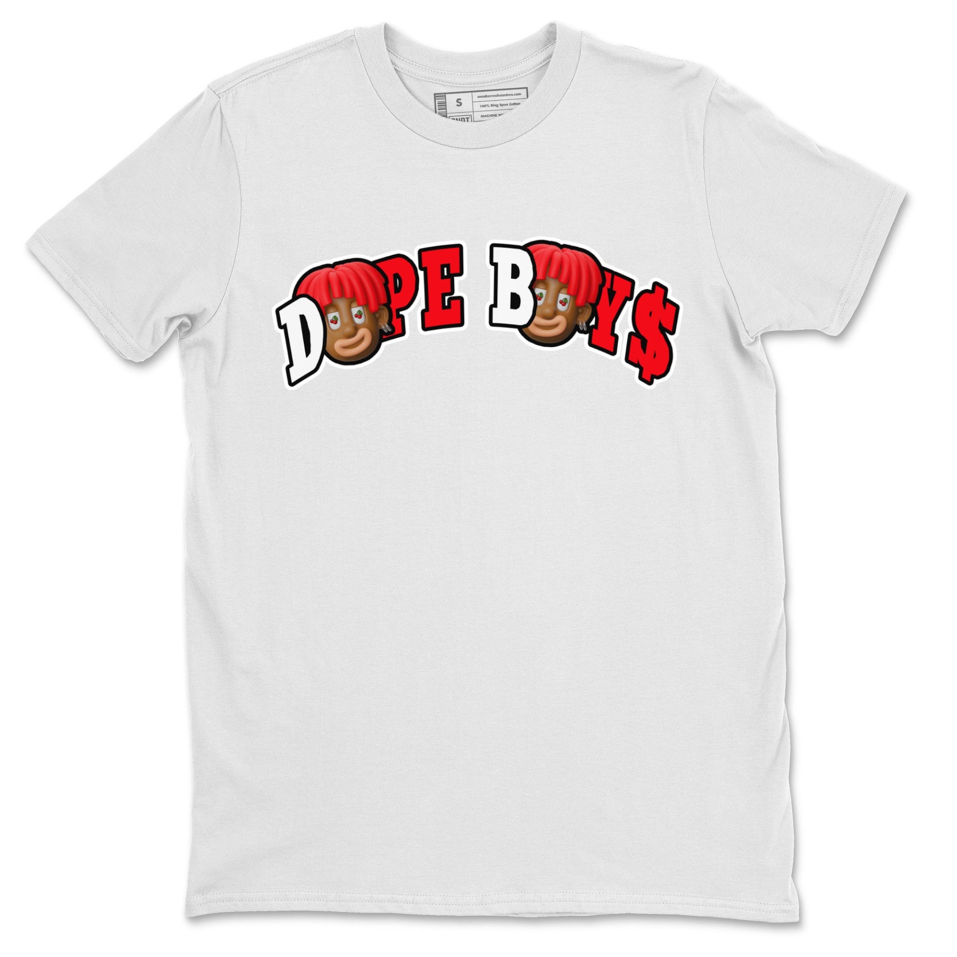 Air Jordan 12 Cherry Sneaker Match Tees Dope Boys Sneaker Tees AJ12 Cherry Sneaker Release Tees Unisex Shirts White 2