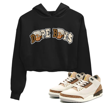 Air Jordan 3 Palomino Sneaker Match Tees Dope Boys Sneaker Tees AJ3 Palomino Sneaker Release Tees Women's Shirts Black 1