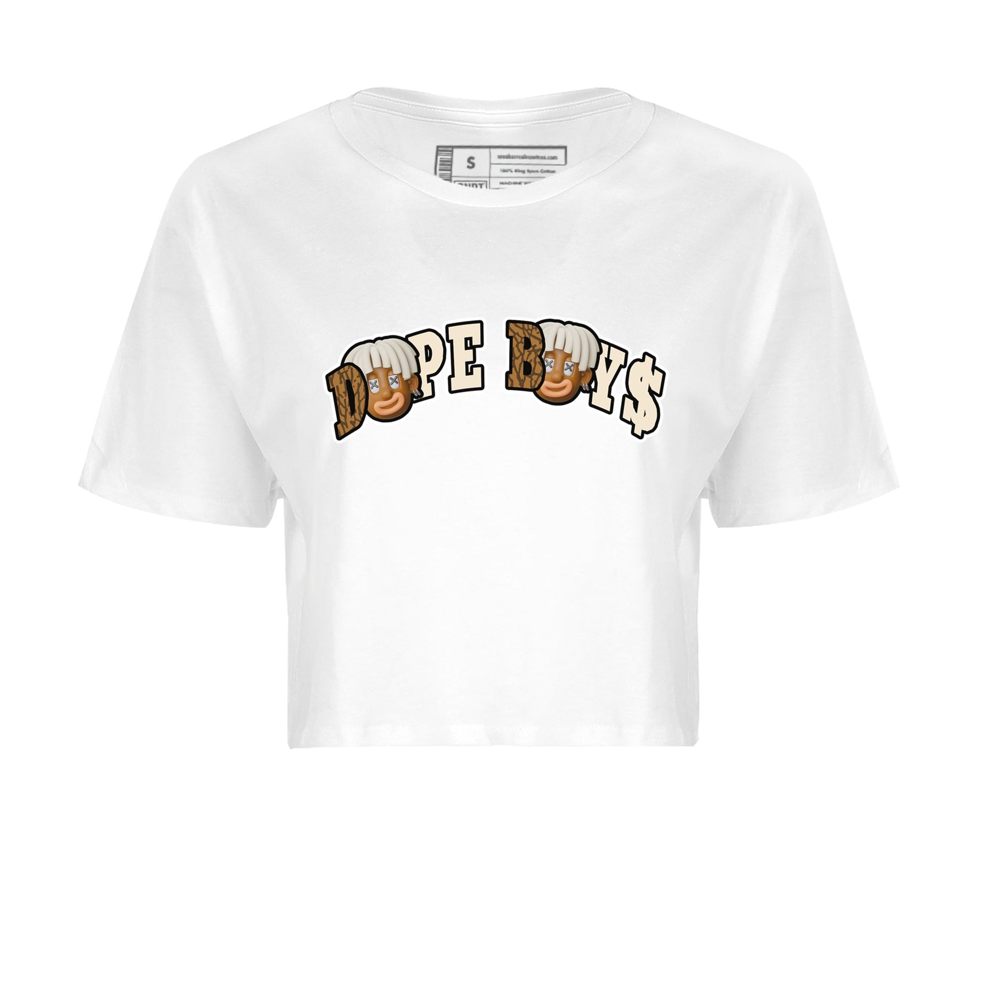 Air Jordan 3 Palomino Sneaker Match Tees Dope Boys Sneaker Tees AJ3 Palomino Sneaker Release Tees Women's Shirts White 2