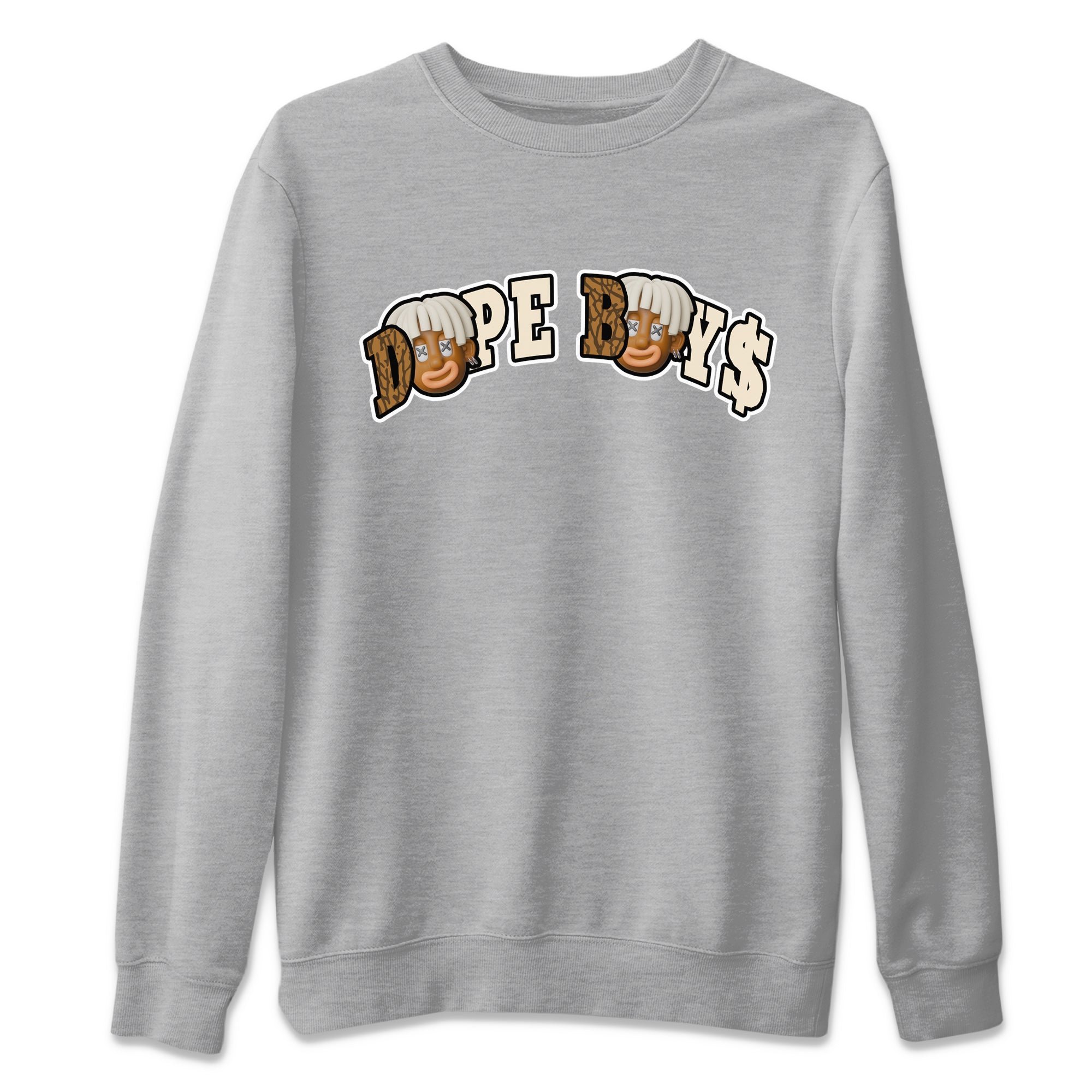 Air Jordan 3 Palomino Sneaker Match Tees Dope Boys Sneaker Tees AJ3 Palomino Sneaker Release Tees Unisex Shirts Heather Grey 2