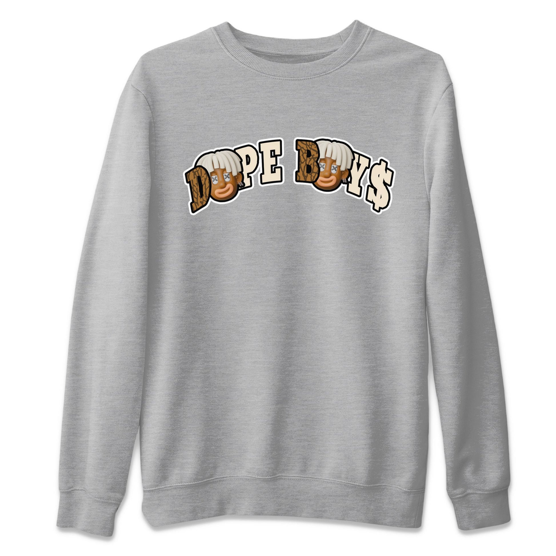 Air Jordan 3 Palomino Sneaker Match Tees Dope Boys Sneaker Tees AJ3 Palomino Sneaker Release Tees Unisex Shirts Heather Grey 2