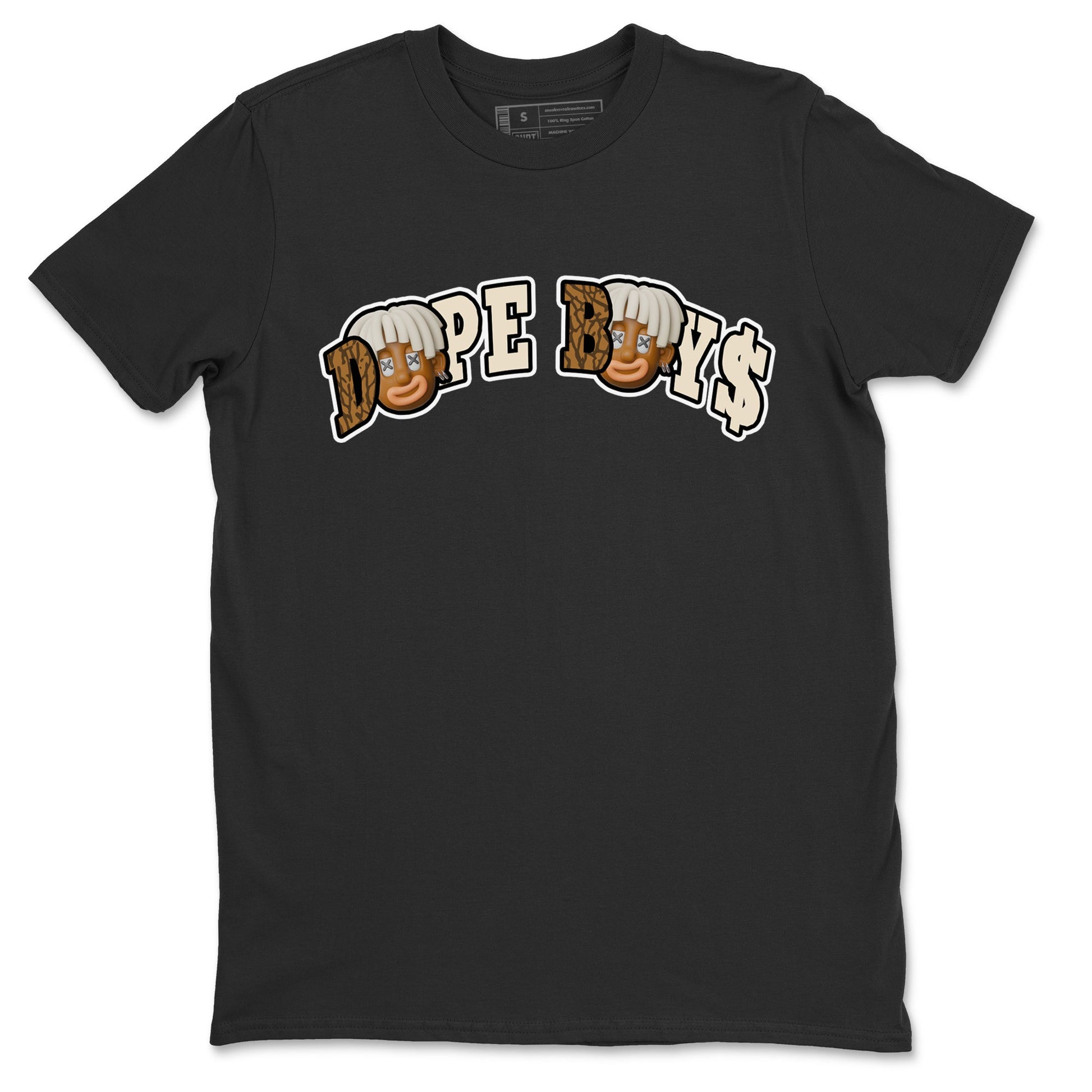 Air Jordan 3 Palomino Sneaker Match Tees Dope Boys Sneaker Tees AJ3 Palomino Sneaker Release Tees Unisex Shirts Black 2