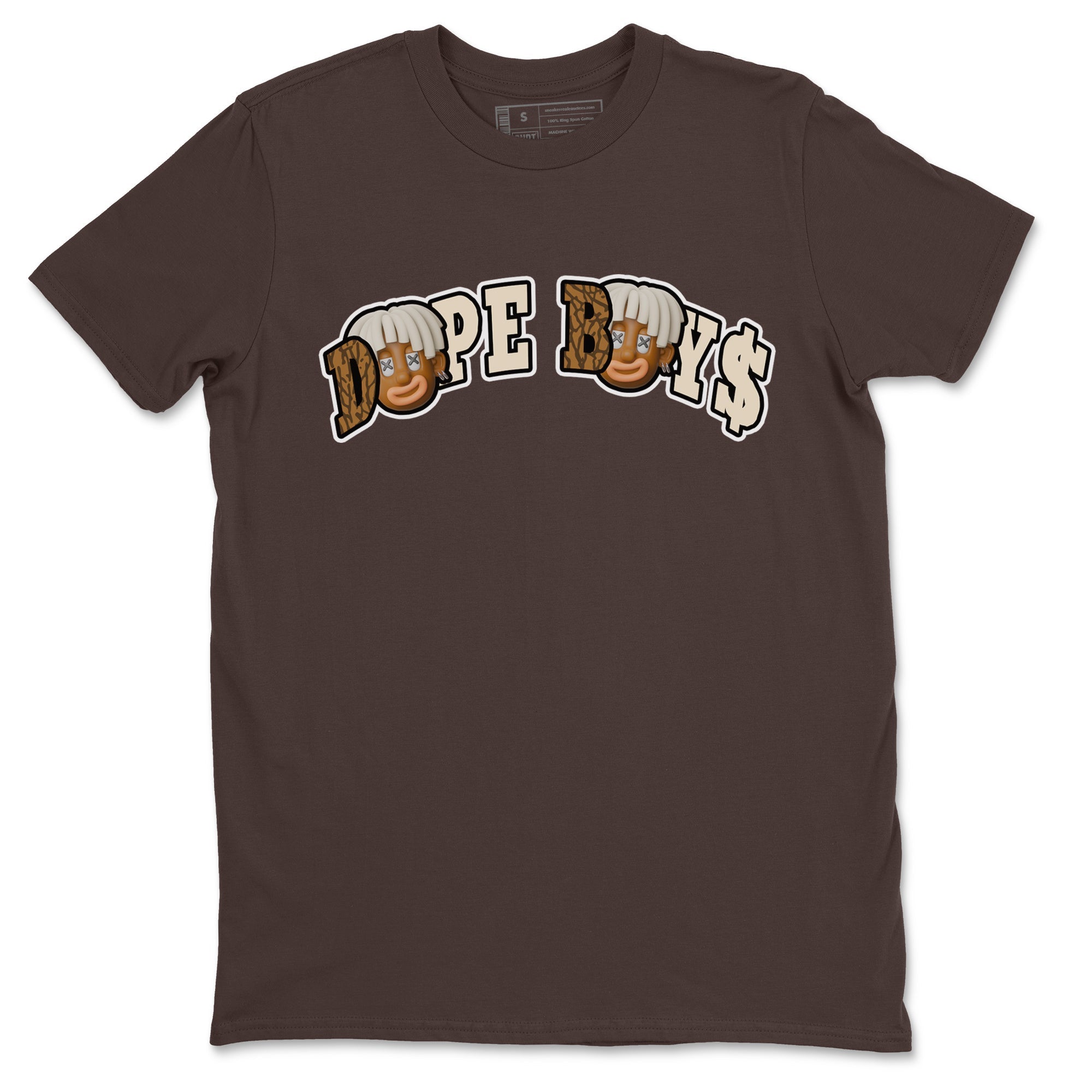 Air Jordan 3 Palomino Sneaker Match Tees Dope Boys Sneaker Tees AJ3 Palomino Sneaker Release Tees Unisex Shirts Dark Chocolate 2