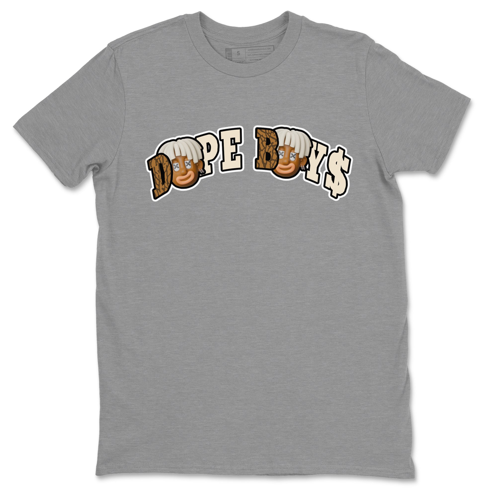 Air Jordan 3 Palomino Sneaker Match Tees Dope Boys Sneaker Tees AJ3 Palomino Sneaker Release Tees Unisex Shirts Heather Grey 2