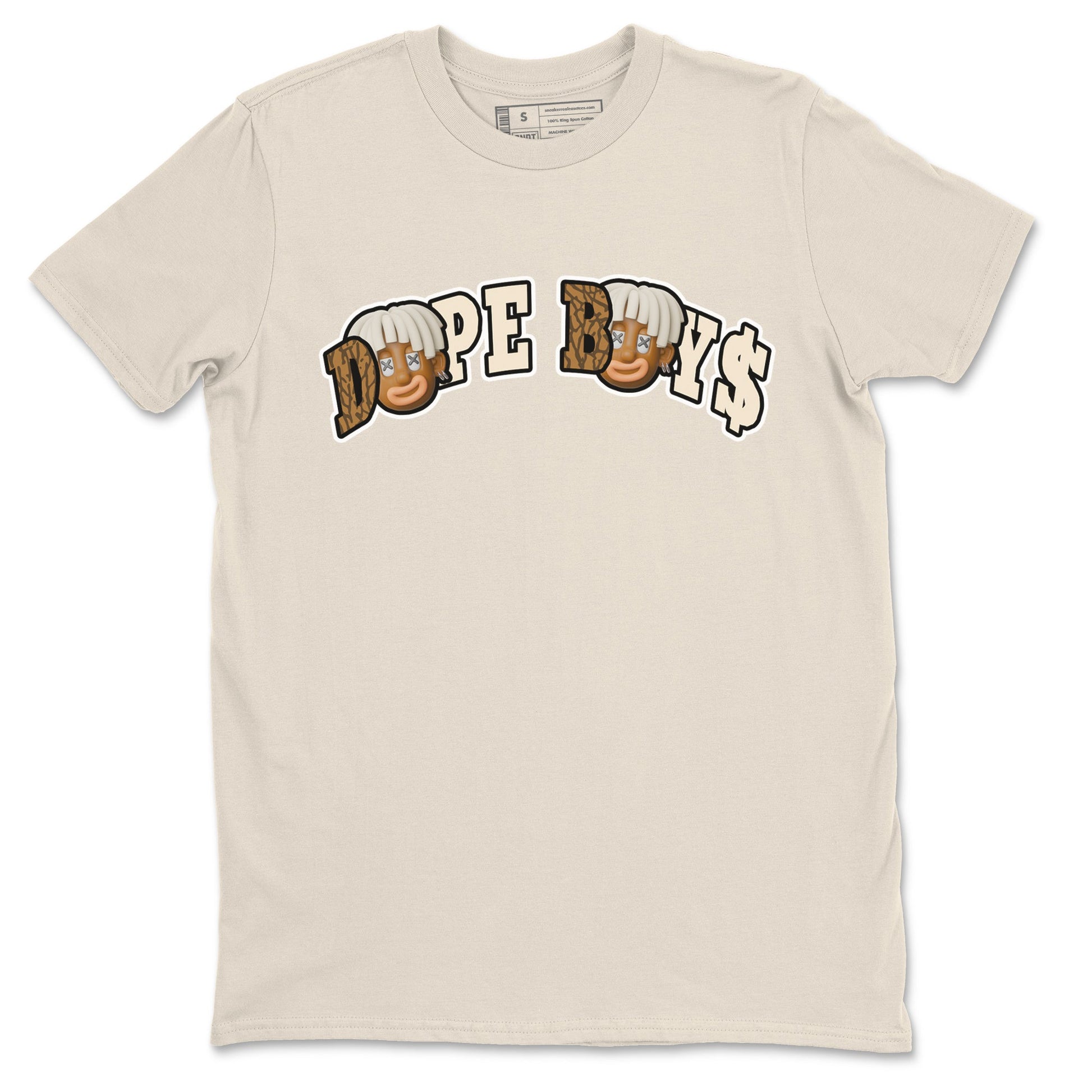 Air Jordan 3 Palomino Sneaker Match Tees Dope Boys Sneaker Tees AJ3 Palomino Sneaker Release Tees Unisex Shirts Natural 2