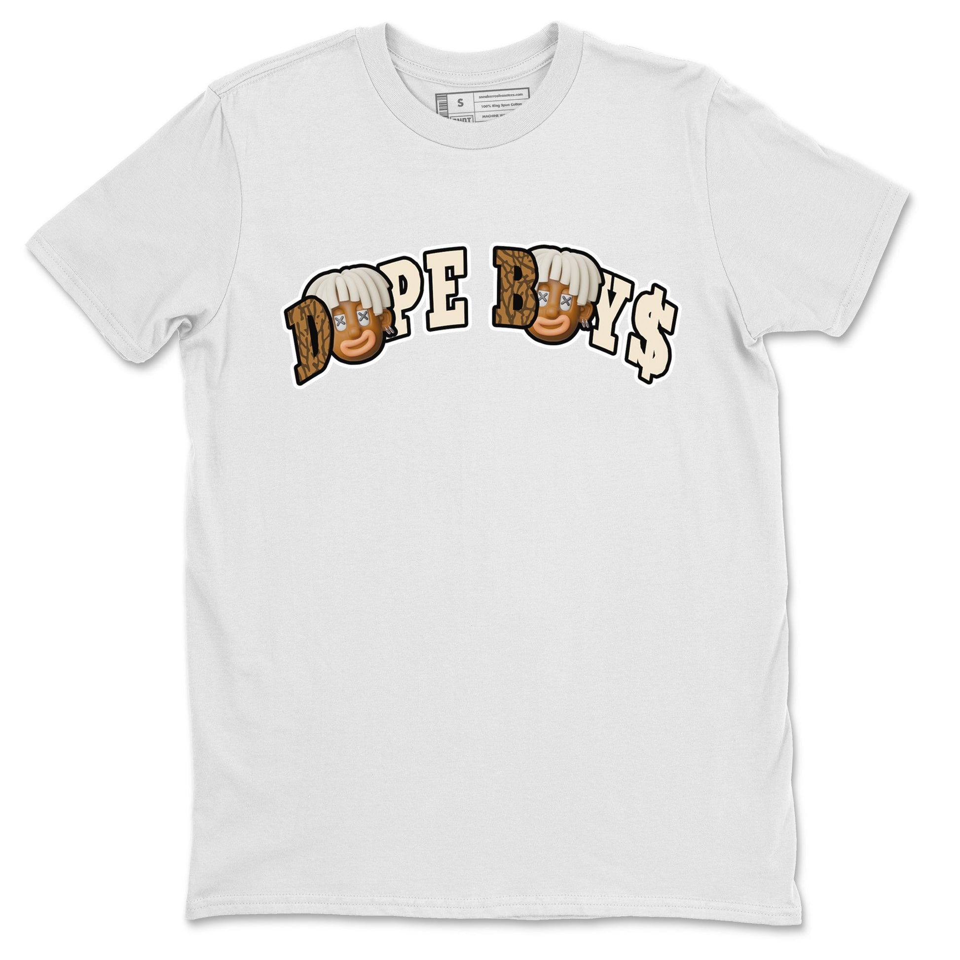 Air Jordan 3 Palomino Sneaker Match Tees Dope Boys Sneaker Tees AJ3 Palomino Sneaker Release Tees Unisex Shirts White 2