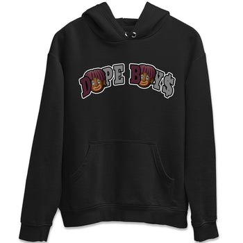 Air Jordan 5 Burgundy Sneaker Match Tees Dope Boys Sneaker Tees AJ5 Burgundy Sneaker Release Tees Unisex Shirts Black 2