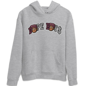 Air Jordan 5 Burgundy Sneaker Match Tees Dope Boys Sneaker Tees AJ5 Burgundy Sneaker Release Tees Unisex Shirts Heather Grey 2