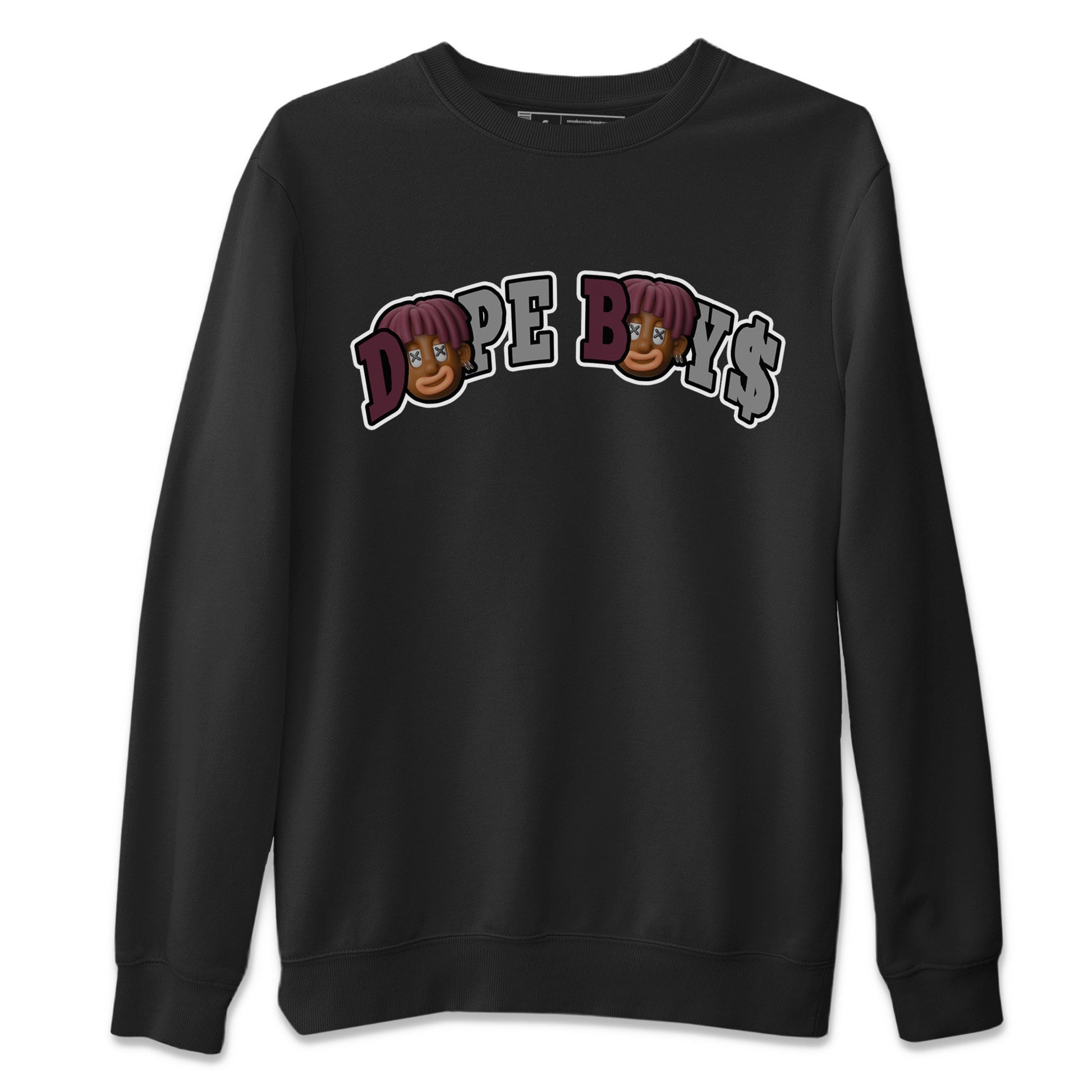 Air Jordan 5 Burgundy Sneaker Match Tees Dope Boys Sneaker Tees AJ5 Burgundy Sneaker Release Tees Unisex Shirts Black 2