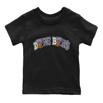 Air Jordan 5 Indigo Haze Sneaker Match Tees Dope Boys Sneaker Tees AJ5 Indigo Haze Sneaker Release Tees Kids Shirts Black 2