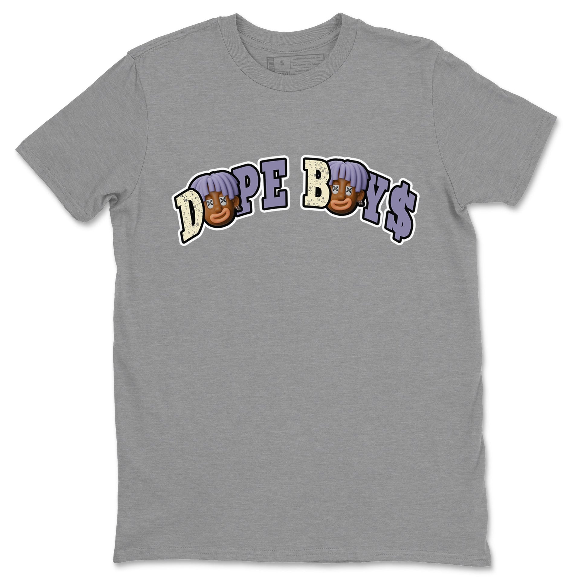 Air Jordan 5 Indigo Haze Sneaker Match Tees Dope Boys Sneaker Tees AJ5 Indigo Haze Sneaker Release Tees Unisex Shirts Heather Grey 2