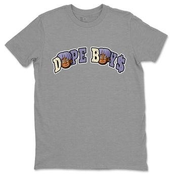 Air Jordan 5 Indigo Haze Sneaker Match Tees Dope Boys Sneaker Tees AJ5 Indigo Haze Sneaker Release Tees Unisex Shirts Heather Grey 2