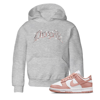 Dunk Rose Whisper shirt to match jordans Dope sneaker tees Nike Dunk LowRose Whisper SNRT Sneaker Release Tees Baby Toddler Heather Grey 1 T-Shirt