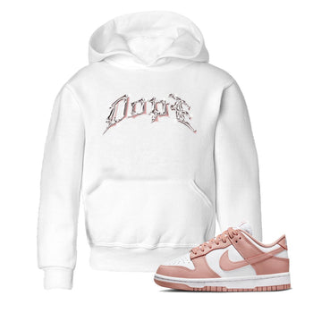 Dunk Rose Whisper shirt to match jordans Dope sneaker tees Nike Dunk LowRose Whisper SNRT Sneaker Release Tees Baby Toddler White 1 T-Shirt