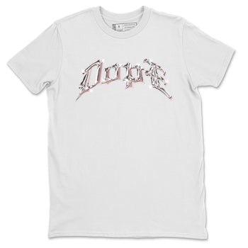 Dunk Rose Whisper shirt to match jordans Dope sneaker tees Nike Dunk LowRose Whisper SNRT Sneaker Release Tees Unisex White 2 T-Shirt