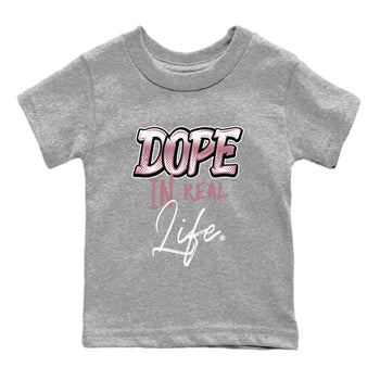 Air Jordan 1 High OG WMNS Mauve shirt to match jordans Dope In Real Life sneaker tees Air Jordan 1 Mauve SNRT Sneaker Release Tees Baby Toddler Heather Grey 2 T-Shirt
