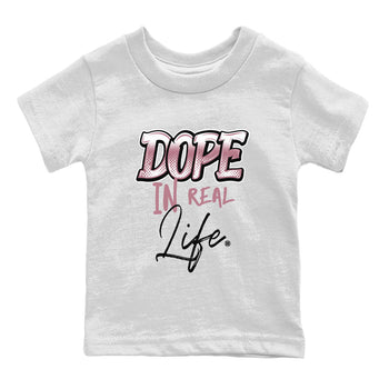 Air Jordan 1 High OG WMNS Mauve shirt to match jordans Dope In Real Life sneaker tees Air Jordan 1 Mauve SNRT Sneaker Release Tees Baby Toddler White 2 T-Shirt
