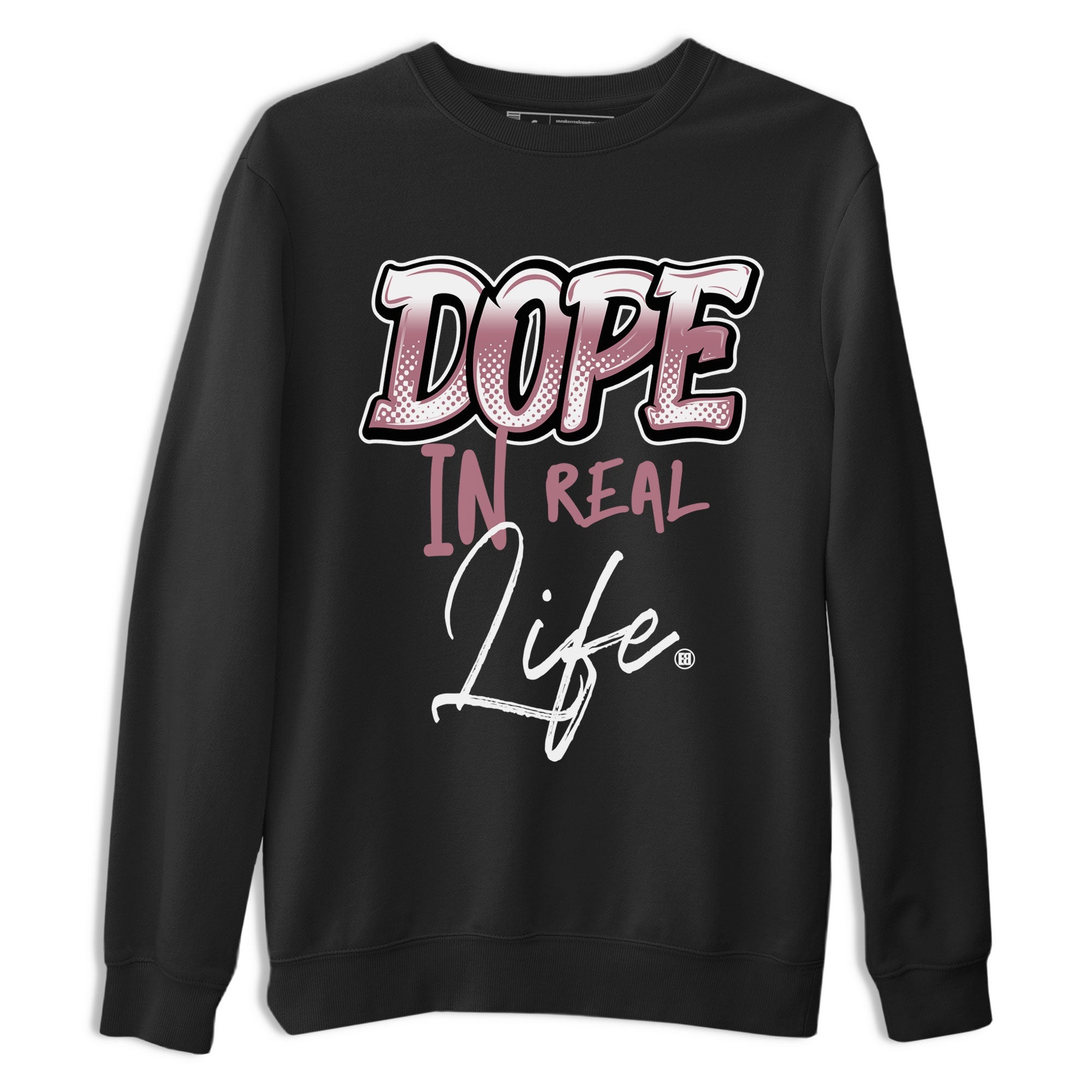 Air Jordan 1 High OG WMNS Mauve shirt to match jordans Dope In Real Life sneaker tees Air Jordan 1 Mauve SNRT Sneaker Release Tees Unisex Black 2 T-Shirt